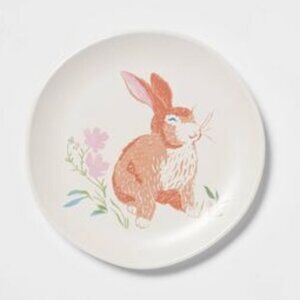 NWT - Threshold Bunny Rabbit Dessert/Salad Plate